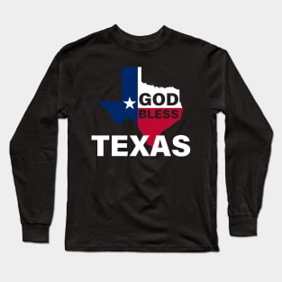 God bless Texas Long Sleeve T-Shirt